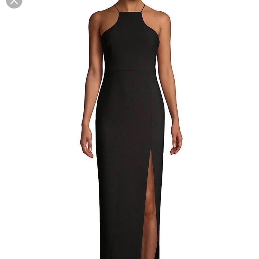 Likely Rocco Front Slit Cutaway Shoulder Gown